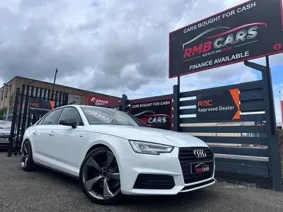 Used Audi A4 Black Edition 150 HP (110 kW) 2017 White Sedan