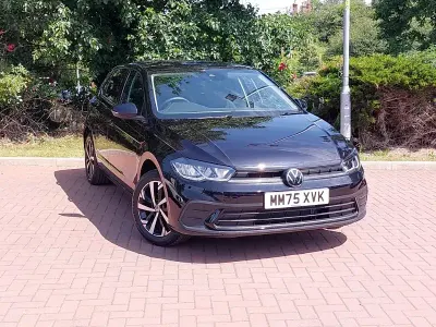 New VW Polo Match 95 HP (69 kW) 2025 Black Hatchback