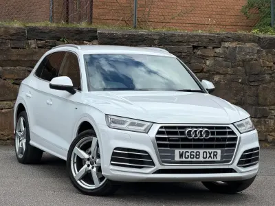 Used Audi Q5 S-Line 190 HP (139 kW) 2018 White SUV