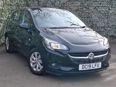 Used Vauxhall Corsa Design Edition 75 HP (55 kW) 2020 Black Hatchback
