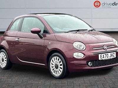 Used Fiat 500 Lounge 70 HP (51 kW) 2020 Red Hatchback
