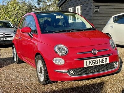 Red Used 2018 Fiat 500 Lounge Hatchback | £4,970 (Good price)