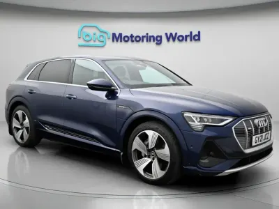 Used Audi e-tron S-Line 300 kW (408 HP) 2021 Blue SUV