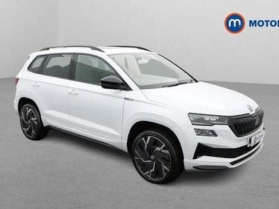 Used Skoda Karoq SportLine 150 HP (110 kW) 2024 White SUV