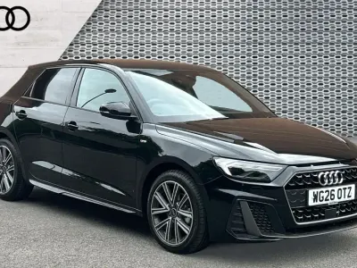 Ny Audi A1 Sportback S-Line 116 HK (85 kW) 2026 Svart Halvkombi