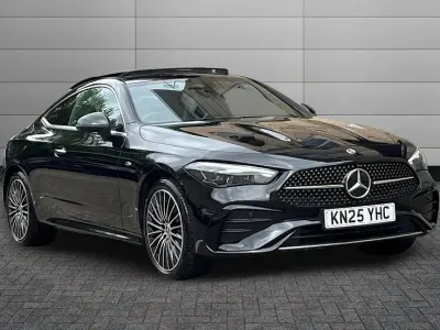 Used Mercedes CLE300 AMG Line Premium 313 HP (230 kW) 2025 Obsidian black Coupe