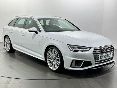 Used Audi A4 S-Line 245 HP (180 kW) 2019 White Estate