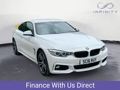 Used BMW 420 M Sport 190 HP (139 kW) 2016 White Coupe