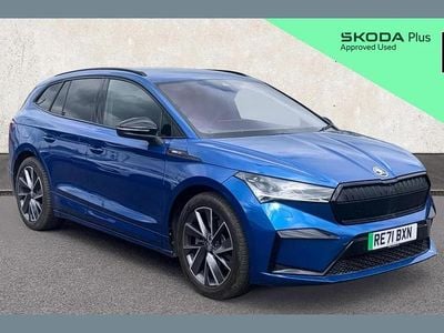 Used Skoda Enyaq iV SportLine 194 kW (265 HP) 2022 Blue SUV