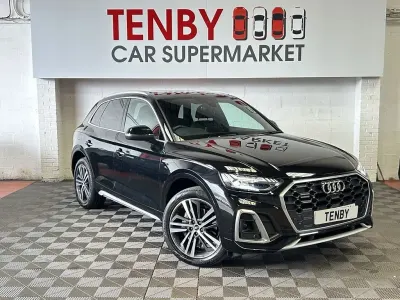 Begagnad Audi Q5 S-Line 204 HK (150 kW) 2021 Svart SUV