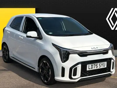 New Kia Picanto GT-Line 69 HP (50 kW) 2025 White Hatchback