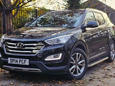 Black Used 2014 Hyundai Santa Fe Premium SUV | £7,990 (A bit pricey)