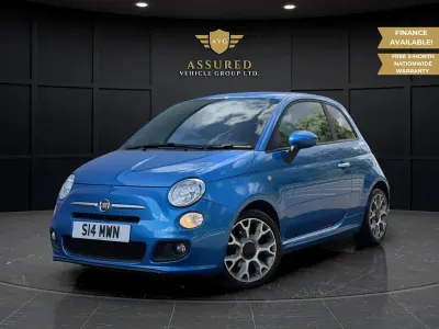 Used Fiat 500 S 69 HP (50 kW) 2015 Blue Hatchback