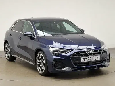 Used Audi A3 S-Line 150 HP (110 kW) 2024 Blue Hatchback