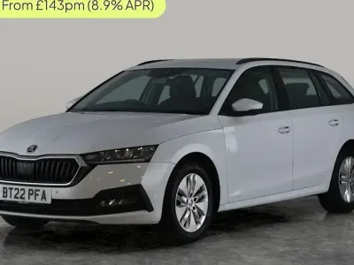 Begagnad Skoda Octavia SE Technology 110 HK (80 kW) 2022 Vit Kombi