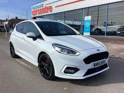 Usado Ford Fiesta ST-Line 100 HP (73 kW) 2018 Branco Citadino