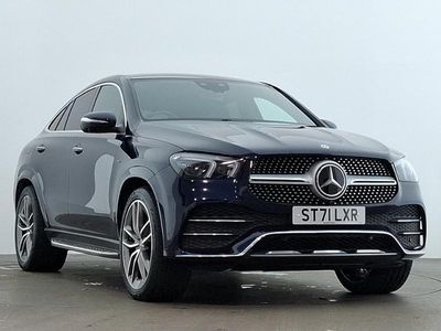 Blue Used 2022 Mercedes GLE350 AMG Line Premium Plus Coupe | £41,998 (Fair price)