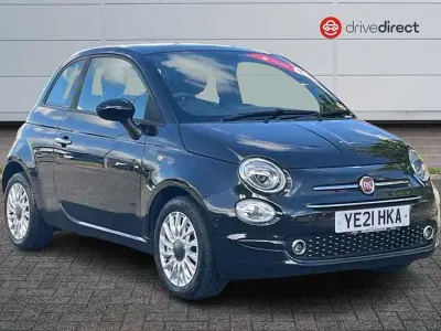 Used Fiat 500 Lounge 70 HP (51 kW) 2021 Black Hatchback