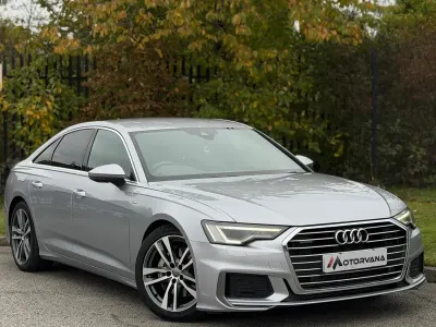 Usado Audi A6 S-Line 286 CV (210 kW) 2020 Plateado Berlina