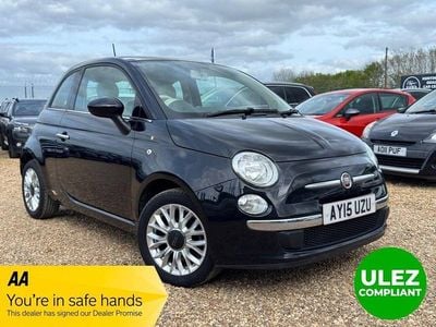 Used Fiat 500 Lounge 69 HP (50 kW) 2015 Black Hatchback
