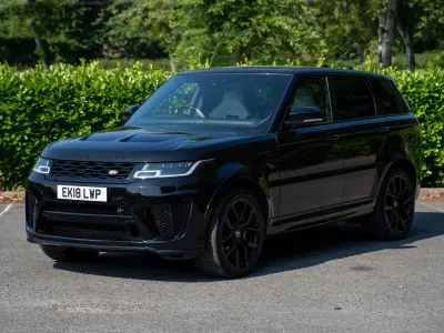 Used Land Rover Range Rover Sport SVR 575 HP (422 kW) 2018 Black SUV