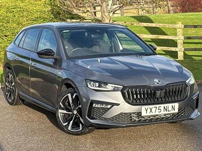 Grey New 2025 Skoda Scala Monte Carlo Hatchback | £23,495 (A bit pricey)