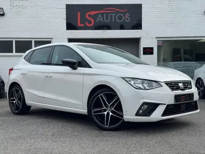 Used Seat Ibiza FR 95 HP (69 kW) 2018 White Hatchback