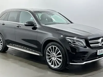 Used Mercedes GLC220 AMG line 170 HP (125 kW) 2018 Black SUV