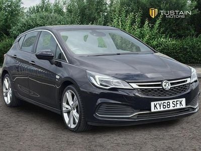 Used Vauxhall Astra SRi 150 HP (110 kW) 2018 Black Hatchback