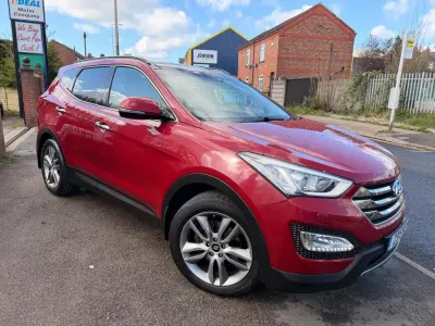 Begagnad Hyundai Santa Fe Premium SE 2014 Röd SUV
