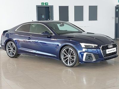 Used Audi A5 S-Line 163 HP (119 kW) 2021 Blue Coupe