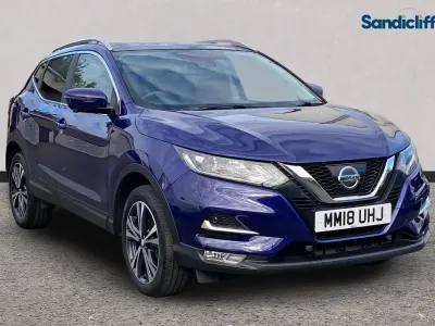 Used Nissan Qashqai N-Connecta 110 HP (80 kW) 2017 Blue SUV