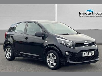 Used Kia Picanto 65 HP (47 kW) 2018 Black Hatchback