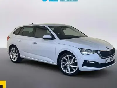 Used Skoda Scala SE L 116 HP (85 kW) 2020 White Hatchback