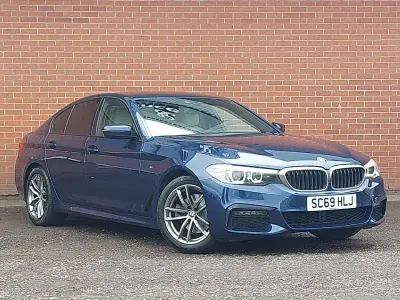 Used BMW 520 M Sport 184 HP (135 kW) 2020 Blue Sedan