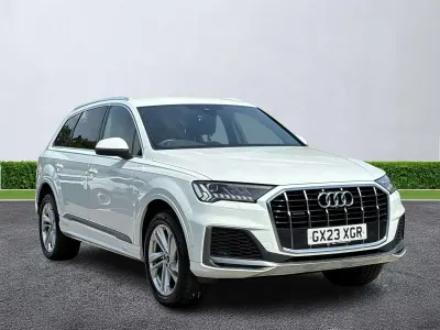 Used Audi Q7 S-Line 340 HP (250 kW) 2023 White SUV