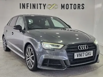 Used Audi A3 Sportback Black Edition 190 HP (139 kW) 2017 Grey Hatchback