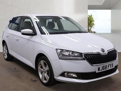 Used Skoda Fabia SE L 75 HP (55 kW) 2018 White Hatchback