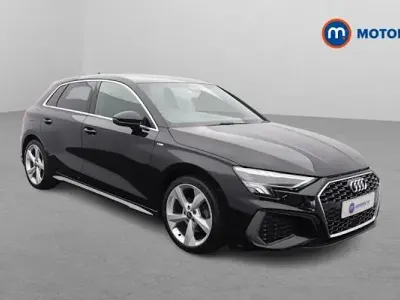 Used Audi A3 Sportback S-Line 110 HP (80 kW) 2023 Black Hatchback