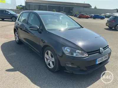 Used VW Golf VII Edition 125 HP (91 kW) 2017 Black Hatchback