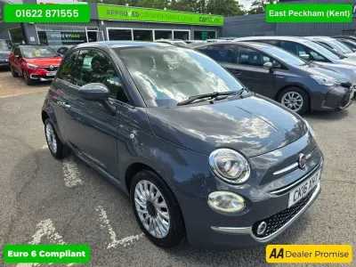Używany Fiat 500 Lounge 69 KM (50 kW) 2016 Szary Hatchback