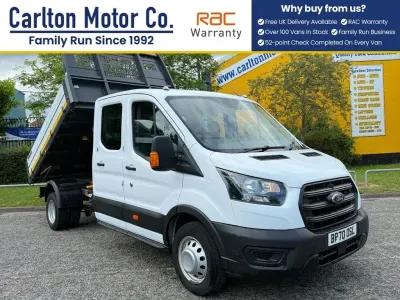 Used Ford Transit S 130 HP (95 kW) 2021 White Cabriolet