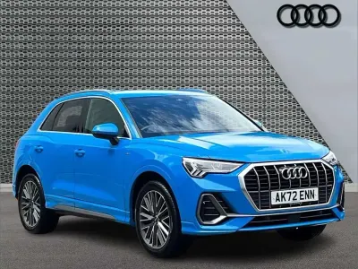 Used Audi Q3 S-Line 150 HP (110 kW) 2022 Blue SUV