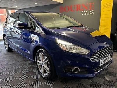 Used Ford S-MAX Titanium 150 HP (110 kW) 2017 Blue MPV