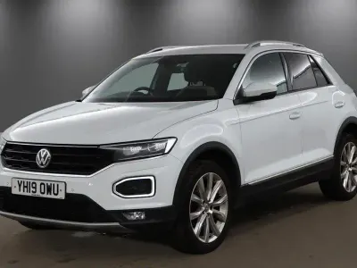 Used VW T-Roc SEL 115 HP (84 kW) 2019 White SUV