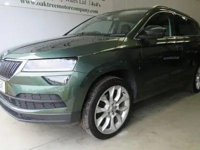 Used Skoda Karoq 150 HP (110 kW) 2018 Green SUV