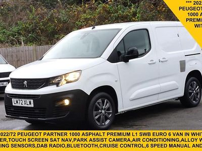 White Used 2022 Peugeot Partner Premium MPV | £10,995 (Fair price)