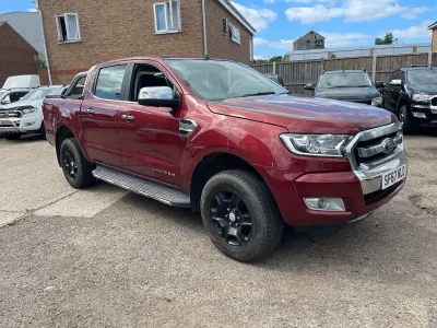 Used Ford Ranger Limited 200 HP (147 kW) 2017 Red Pickup