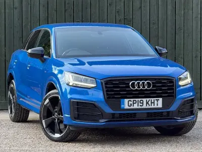 Used Audi Q2 Black Edition 150 HP (110 kW) 2019 Blue SUV