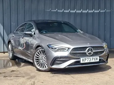 Used Mercedes CLA180 AMG Line Premium 136 HP (100 kW) 2023 Grey Coupe